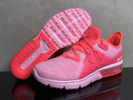 Women Nike Max Sequent 3 Pink Shoes